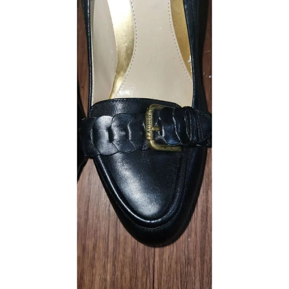 Ralph Lauren Leather Pumps - Picture 2 of 6